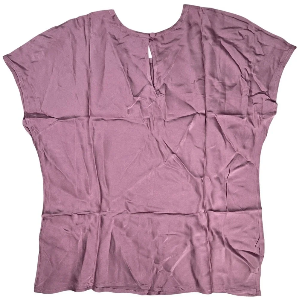 J. Crew Drapey T-shirt top Smokey‎ Orchid XS NWT
